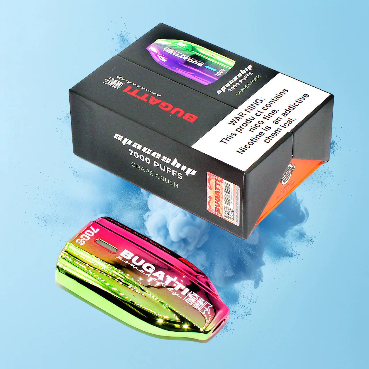 elf bar vape uk Bugatti Spaceship Powered by Aroma King 15ML 7000 Puffs (10 / Pack) main image 0