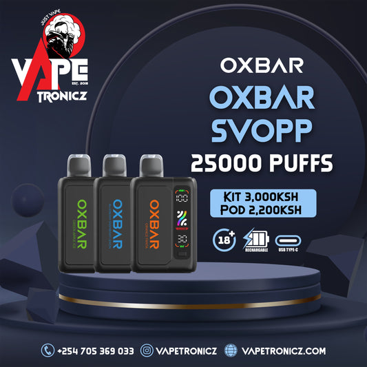 OXBAR SVOPP 25000 PUFFS 5% NICOTINE