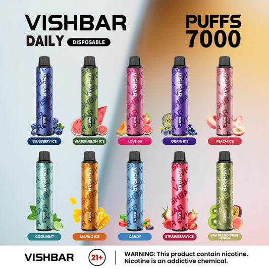 VISHBAR 7,000 PUFFS 5% NICOTINE